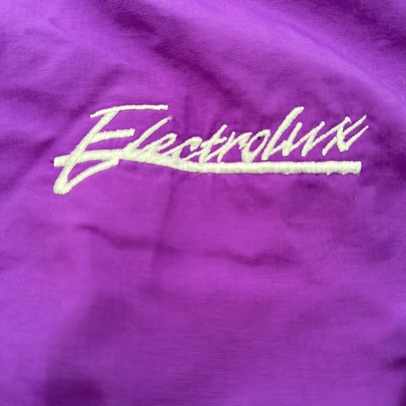 Vintage Electrolux Windbreaker Jacket Teal Purple size L - Picture 3 of 8
